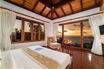 Master suite with gorgeous sunset view